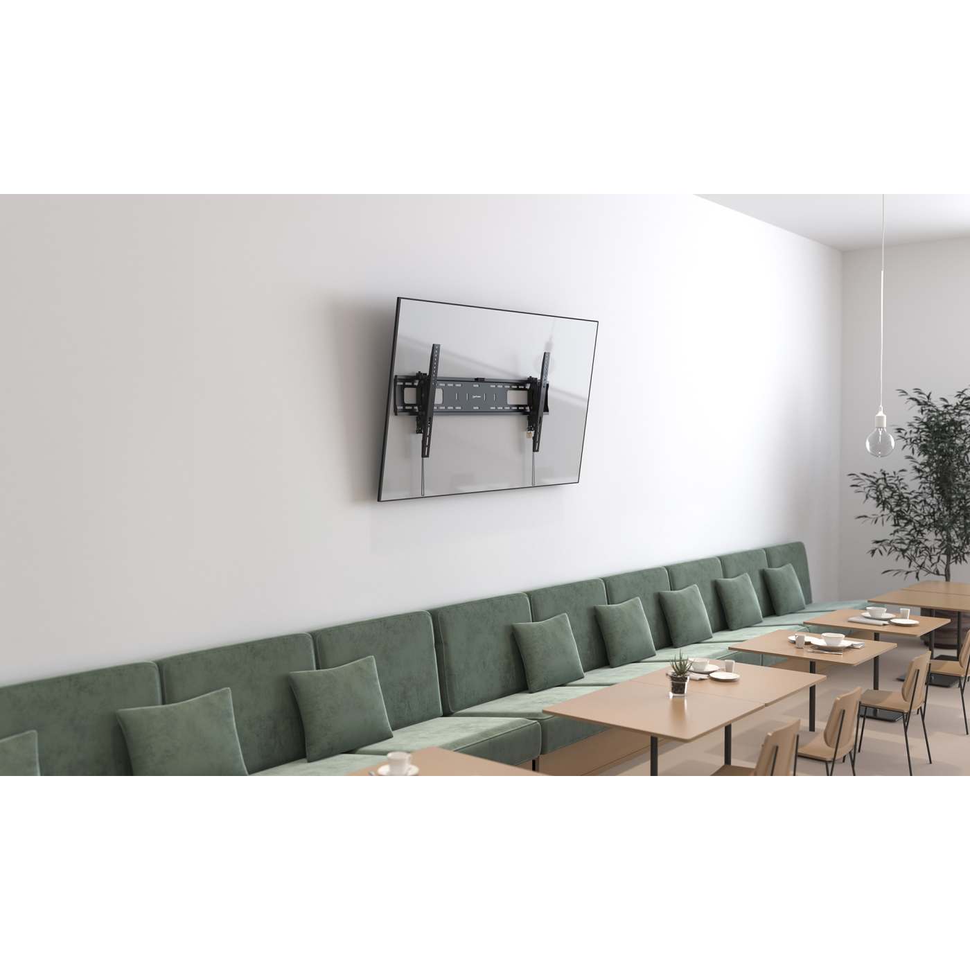 Anti-Theft Tilting TV Wall Mount with Extension Image 3