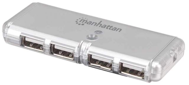 USB Hub with AC Adapter USB Hub, 4-Port